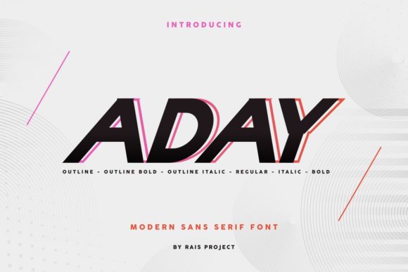 Aday Font: A Modern Sans Serif for Digital Design and Brand Clarity