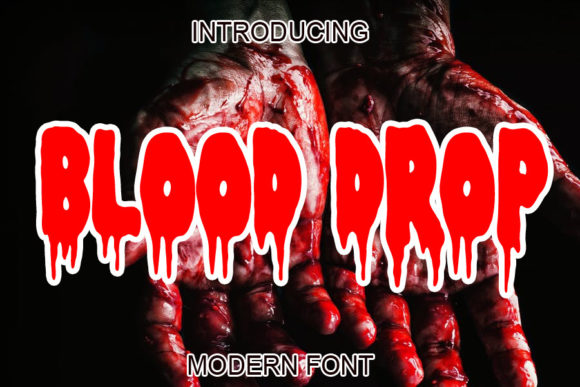 Blood Drop: A Bold Display Font for High-Impact Design