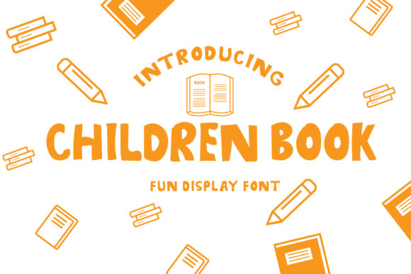 Children Book Font: The Perfect Display Typeface for Crafters and Makers