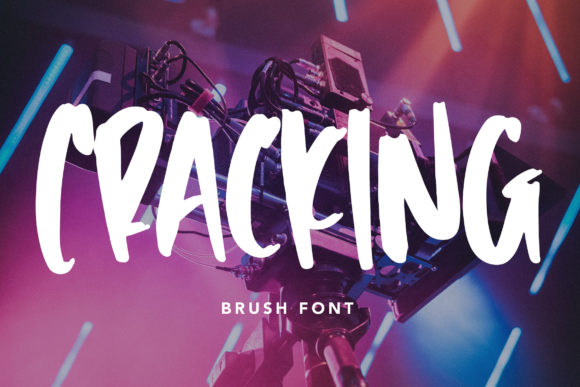 Cracking: A Bold Display Font for Modern Web Design