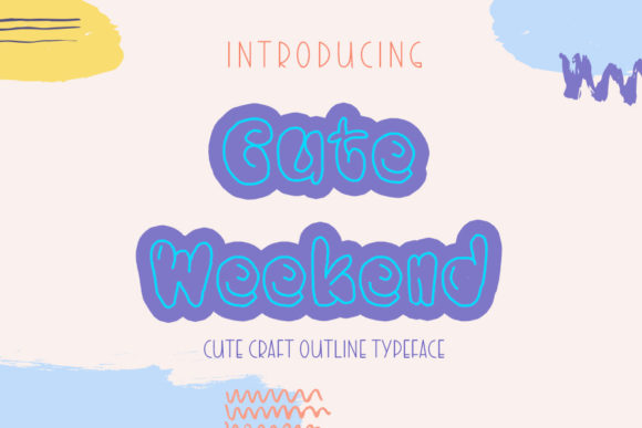 Cute Weekend: A Bubbly Display Font for Joyful Brand Campaigns