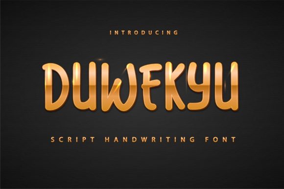 Enhancing Digital Design with the Duwekyu Display Font