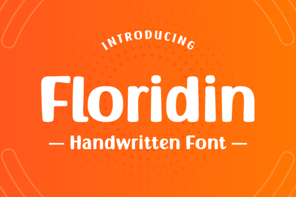 Floridin: A Playful Typeface for Modern Editorial Design