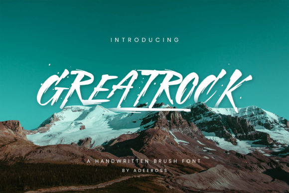 Greatrock: A Bold Display Font for Urban Editorial Design