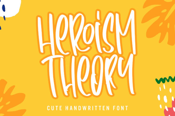 Heroism Theory: A Bold Display Font for Creative Branding Projects