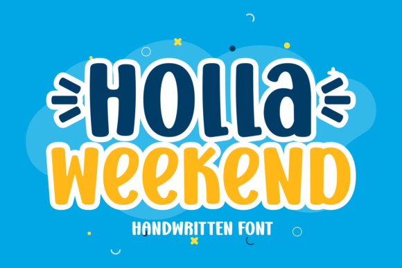 Holla Weekend: A Playful Display Font for Modern Web Design