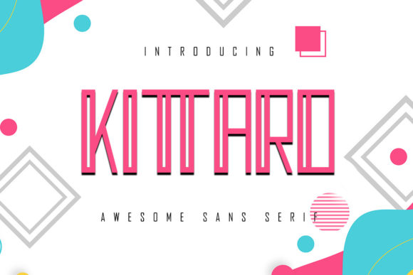 Kittaro: A Techno-Inspired Display Font for Modern Web Design