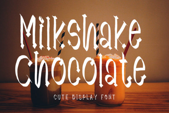 Milkshake Chocolate: A Fresh Display Font for Playful Brand Identities