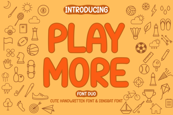 Play More: A Chic and Cheery Font Duo for Creative Branding