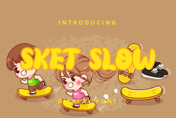 Sket Slow: A Joyful Display Font for Modern Editorial Design