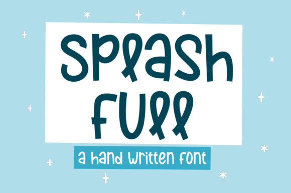 Splash Full: A Display Font for Bold, Trendy Campaign Designs