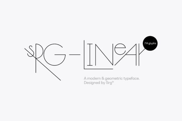 Srg Linear: A Modern Sans Serif Font for Digital Designers