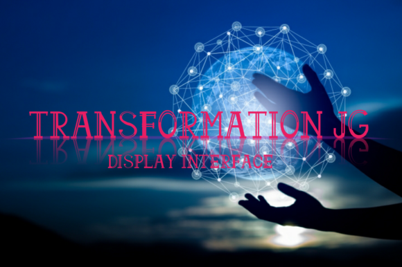 Transformation JG: A Cool Display Font for Crafters & Makers