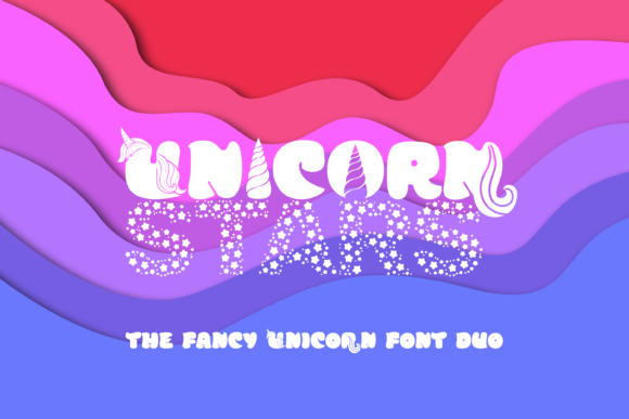 Unicorn Stars Duo: A Decorative Font That Elevates Small Business Branding