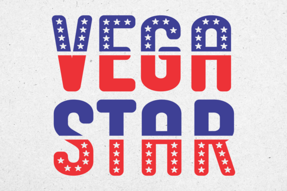 Vega Star: A Festive Display Font for Crafters and Product Designers