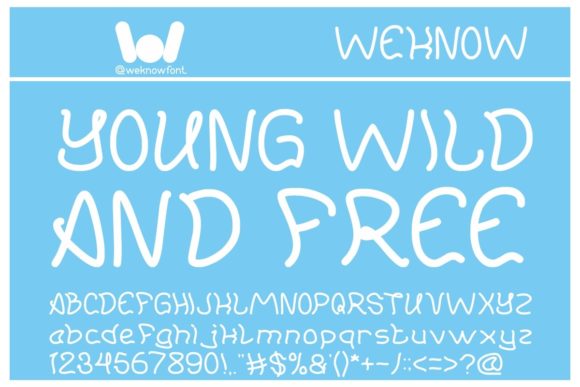 Young, Wild and Free: A Fresh Display Font for Modern Web Design