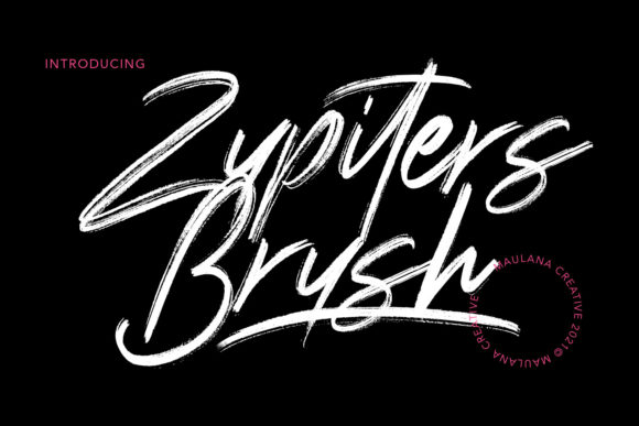 Zupiters Brush: A Web Designer’s Dream Display Font for Digital Branding